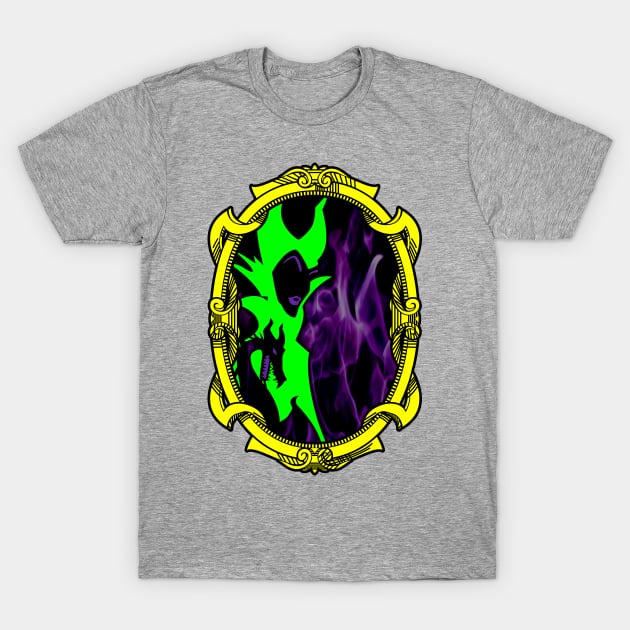 Maleficent Mirror Mirror T-Shirt by Kim Kolean,Travel Advisor for Wish Upon a Vacation